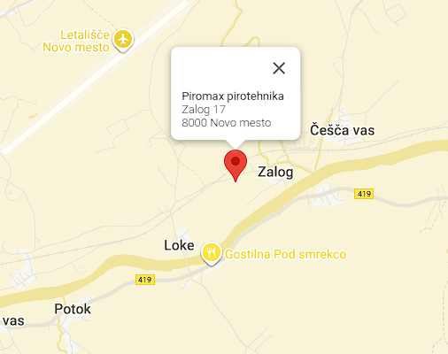 Piromax pirotehnika lokacija